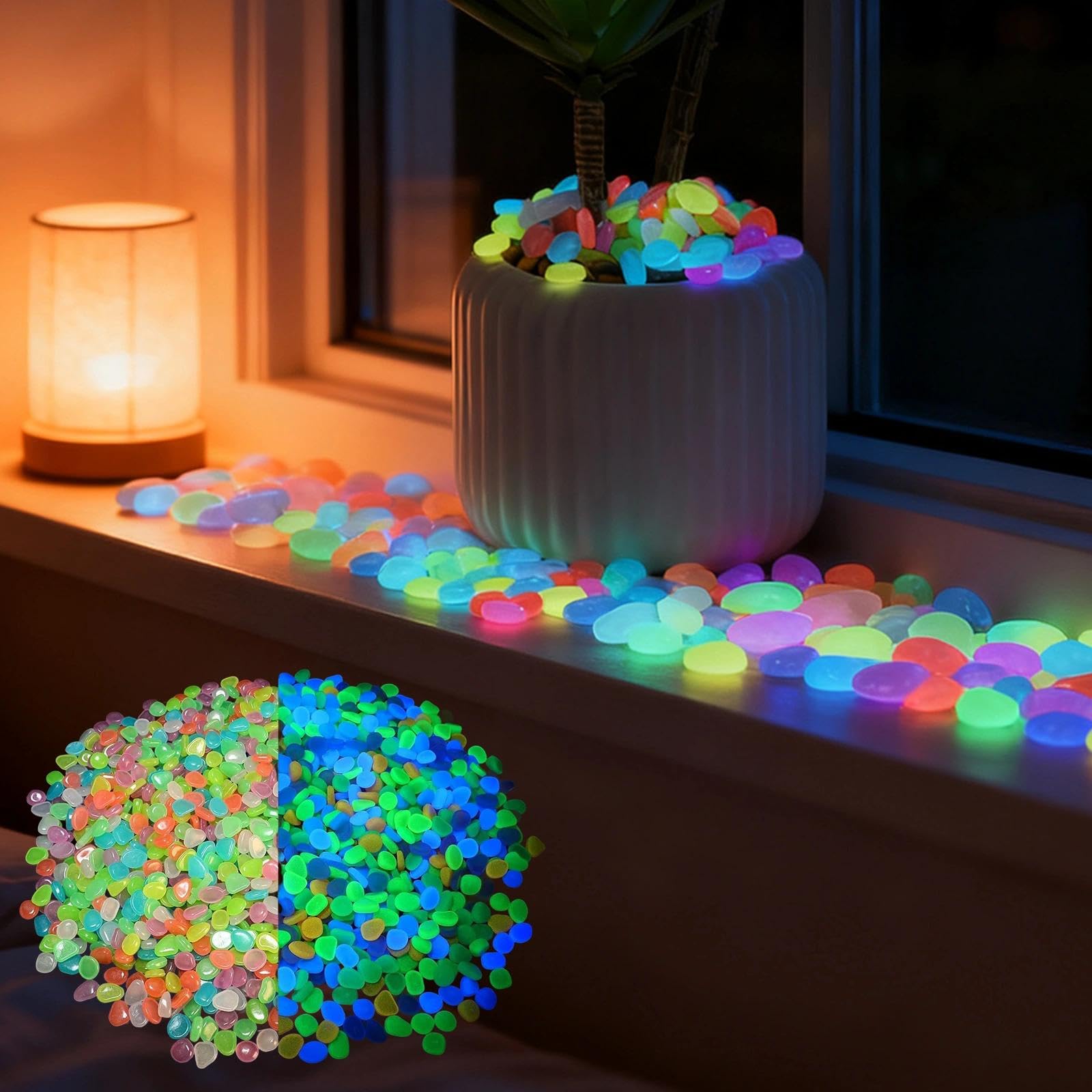 Aquaponics Fish Tank - Potted Plants Glow In The Dark