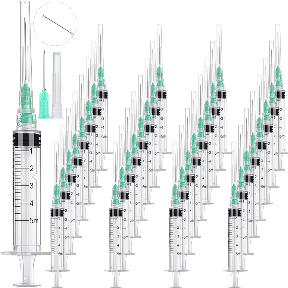Aquaponics Fish Tank - 50 Pieces of 5ml Luer-Lock Syringes,