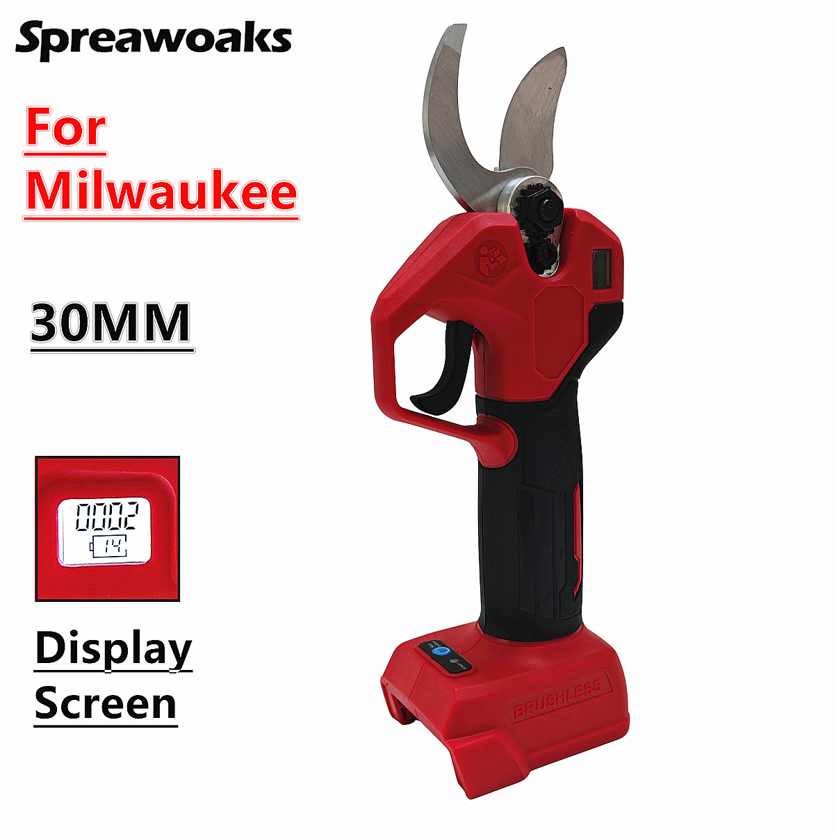 Gardening Tools Usa - Brushless Electric Pruning Shears Pruner With