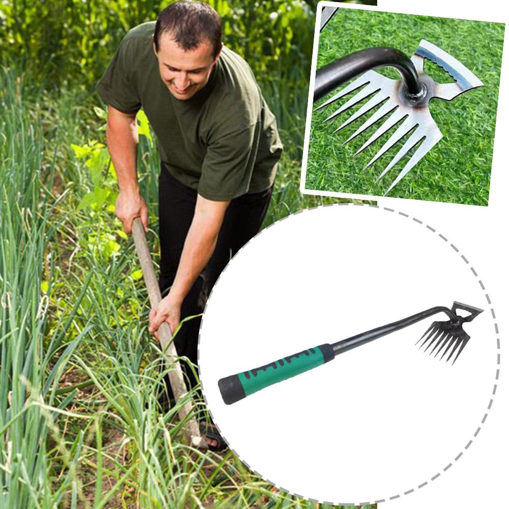 Gardening Tools Hoe - 2 in 1 Garden Weeder Rake
