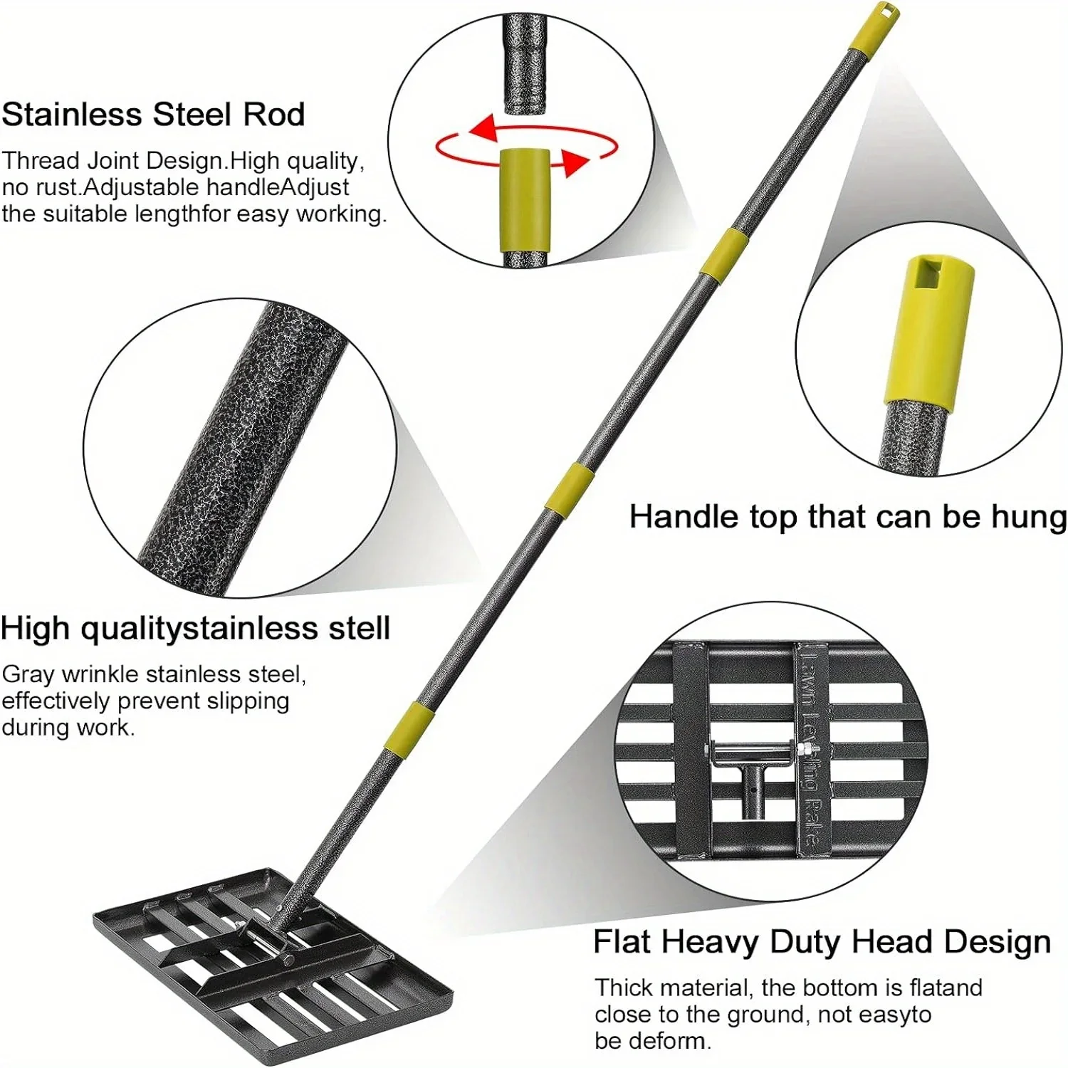 KEEHOME YEYEBEST Lawn Leveling - огляд і ціна Gardening Tools Rake