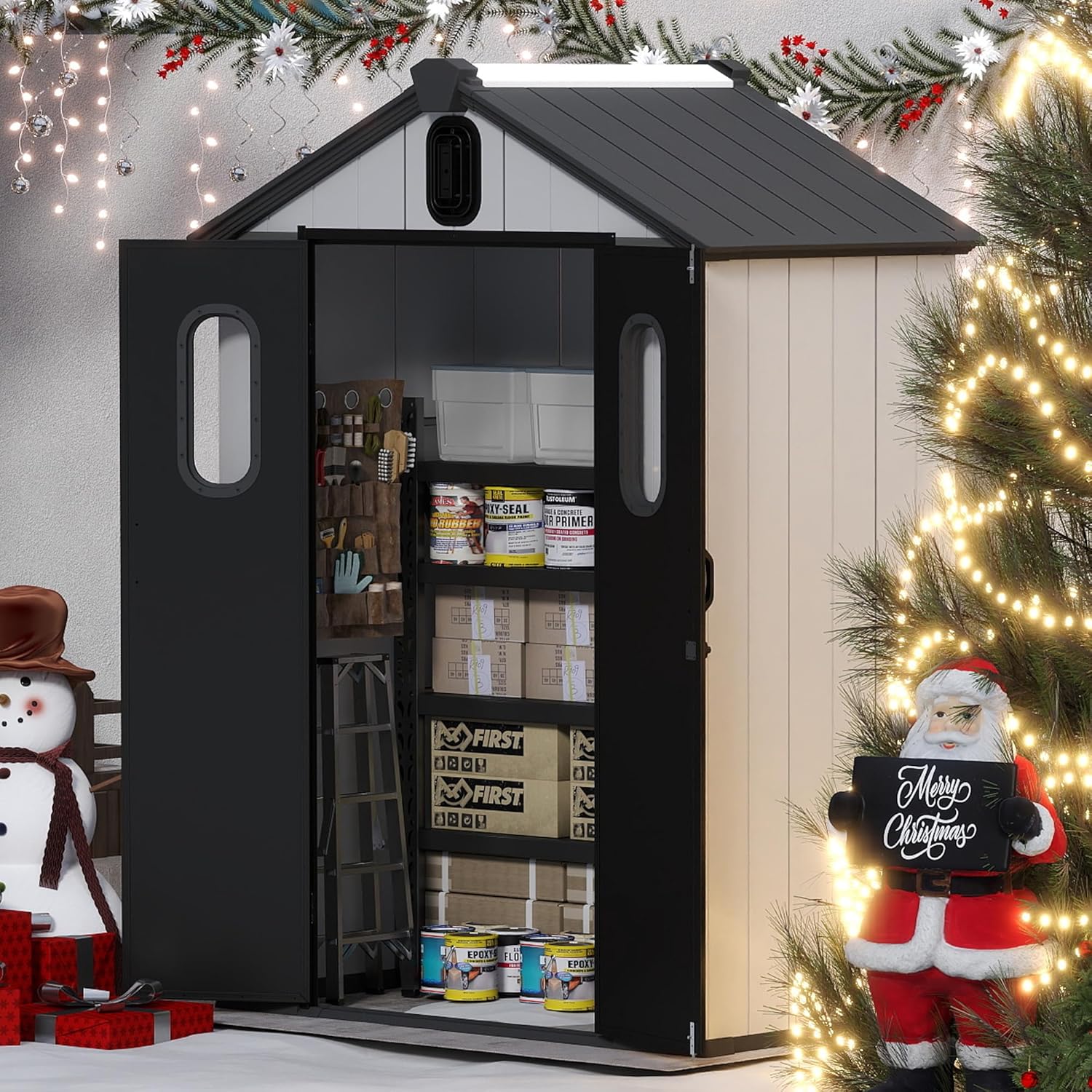 5x3 FT Resin Storage Shed All  - огляд і ціна Gardening Tools Of
