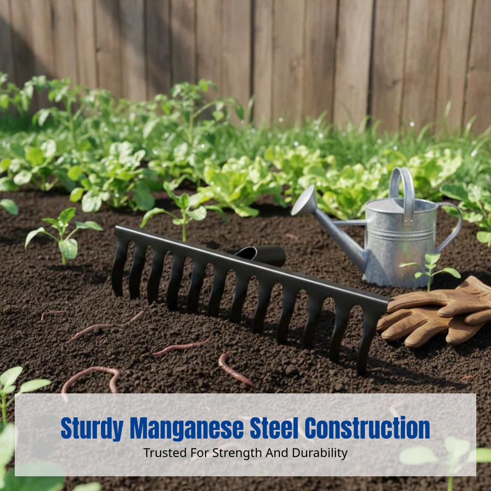 Manganese Steel Spiral Rake, M - огляд і ціна Gardening Tools Rake