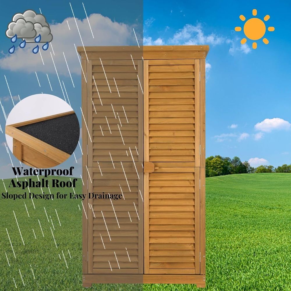 63in Natural Wooden Outdoor St - огляд і ціна Gardening Tools Of