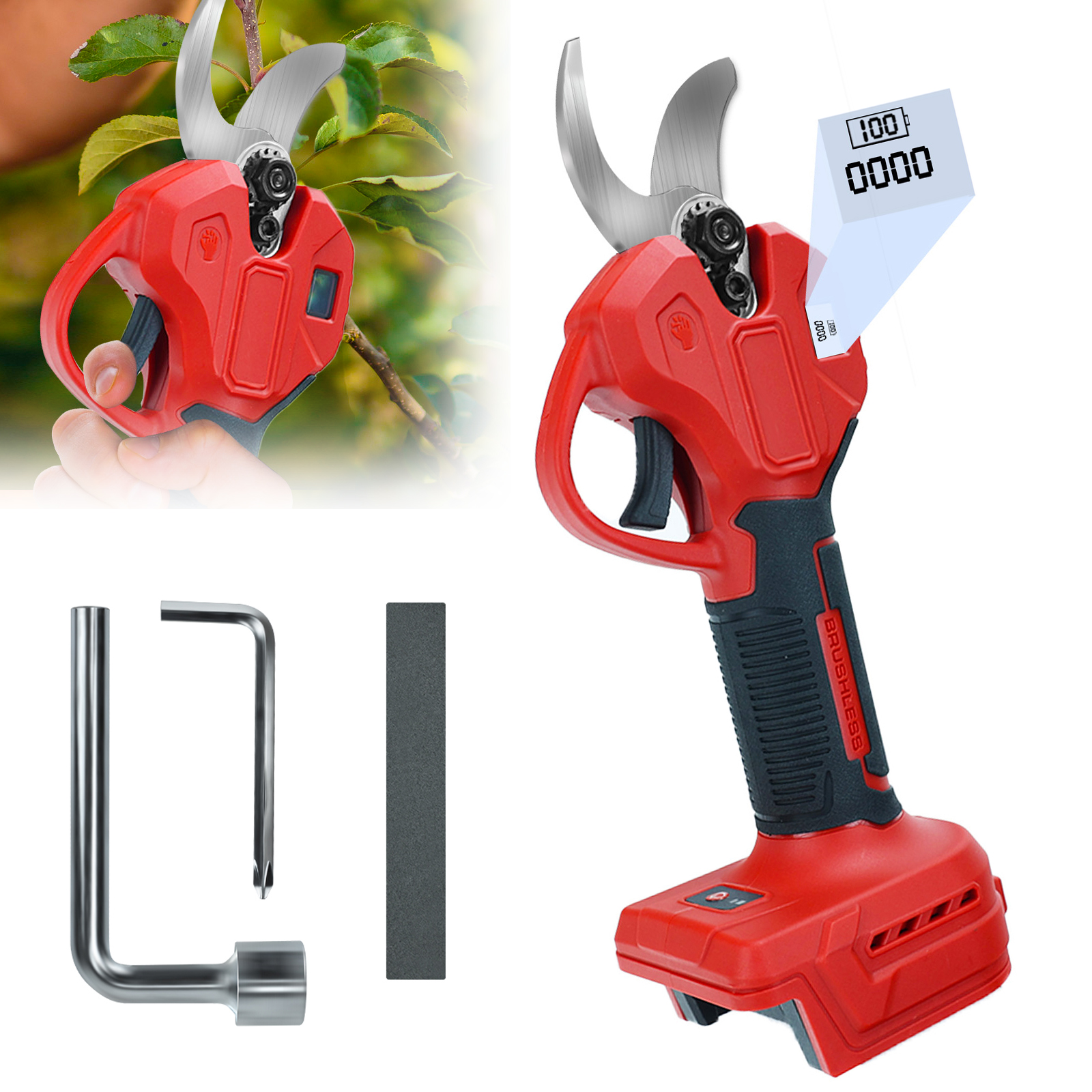 30mm Brushless Electric Prunin - огляд і ціна Gardening Tools Usa