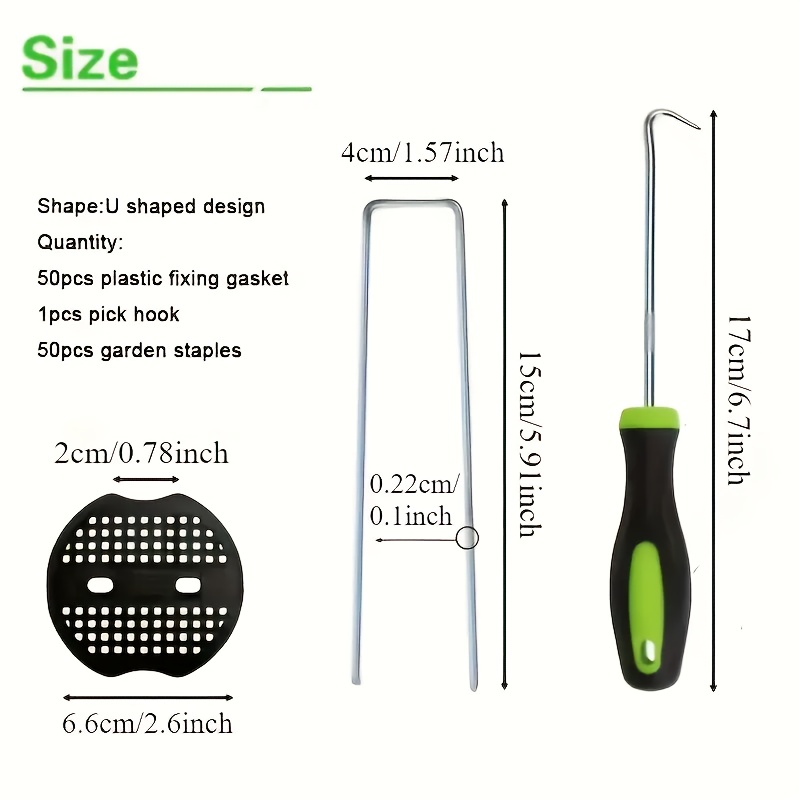 101pcs Garden Stakes Set - U-s - огляд і ціна Gardening Tools Usa