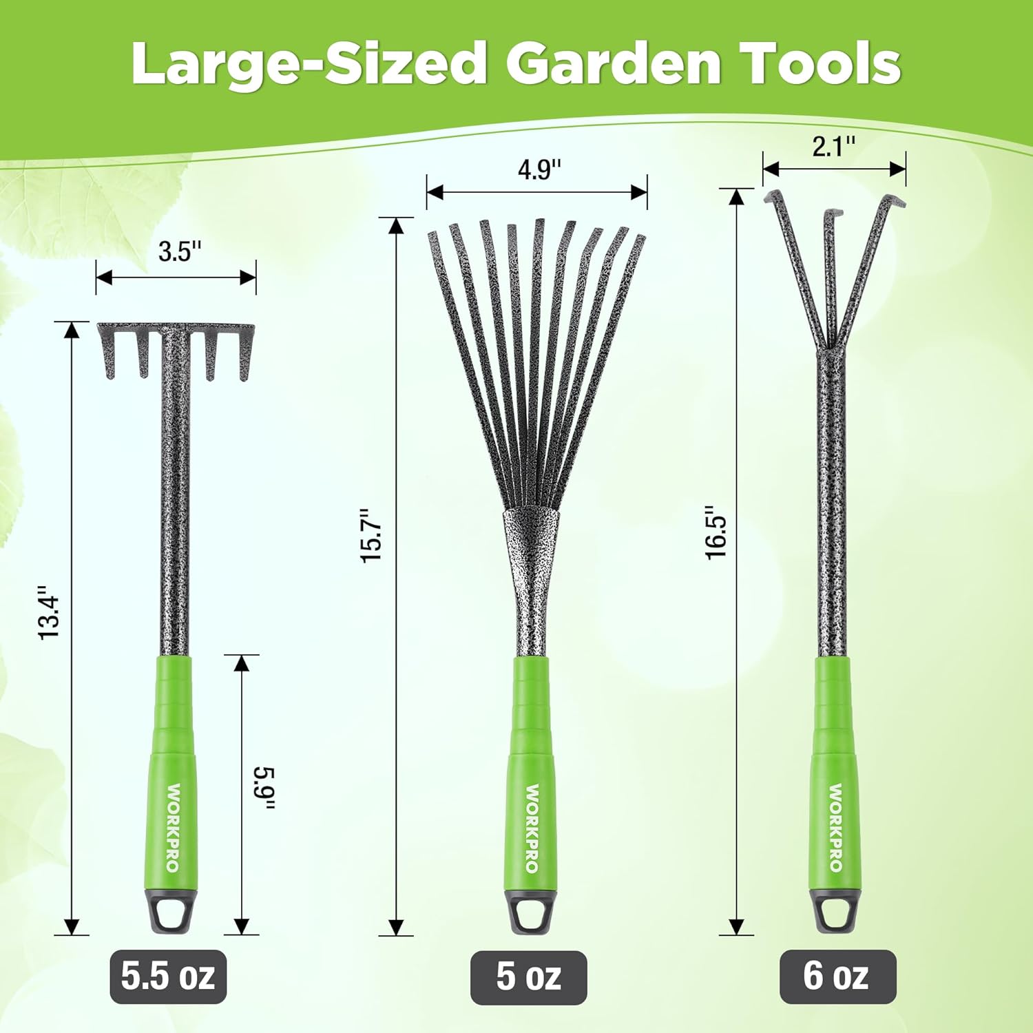6-Piece Heavy Duty Garden Tool - огляд і ціна Gardening Tools Hoe