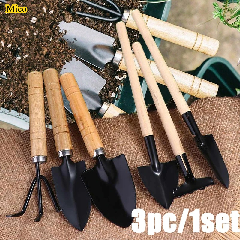 3Pcs Mini Gardening Tool Set w - огляд і ціна Gardening Tools Rake