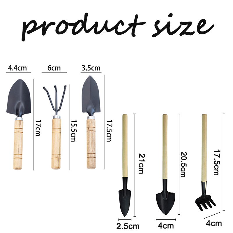 3Pcs Mini Gardening Tool Set w - огляд і ціна Gardening Tools Rake