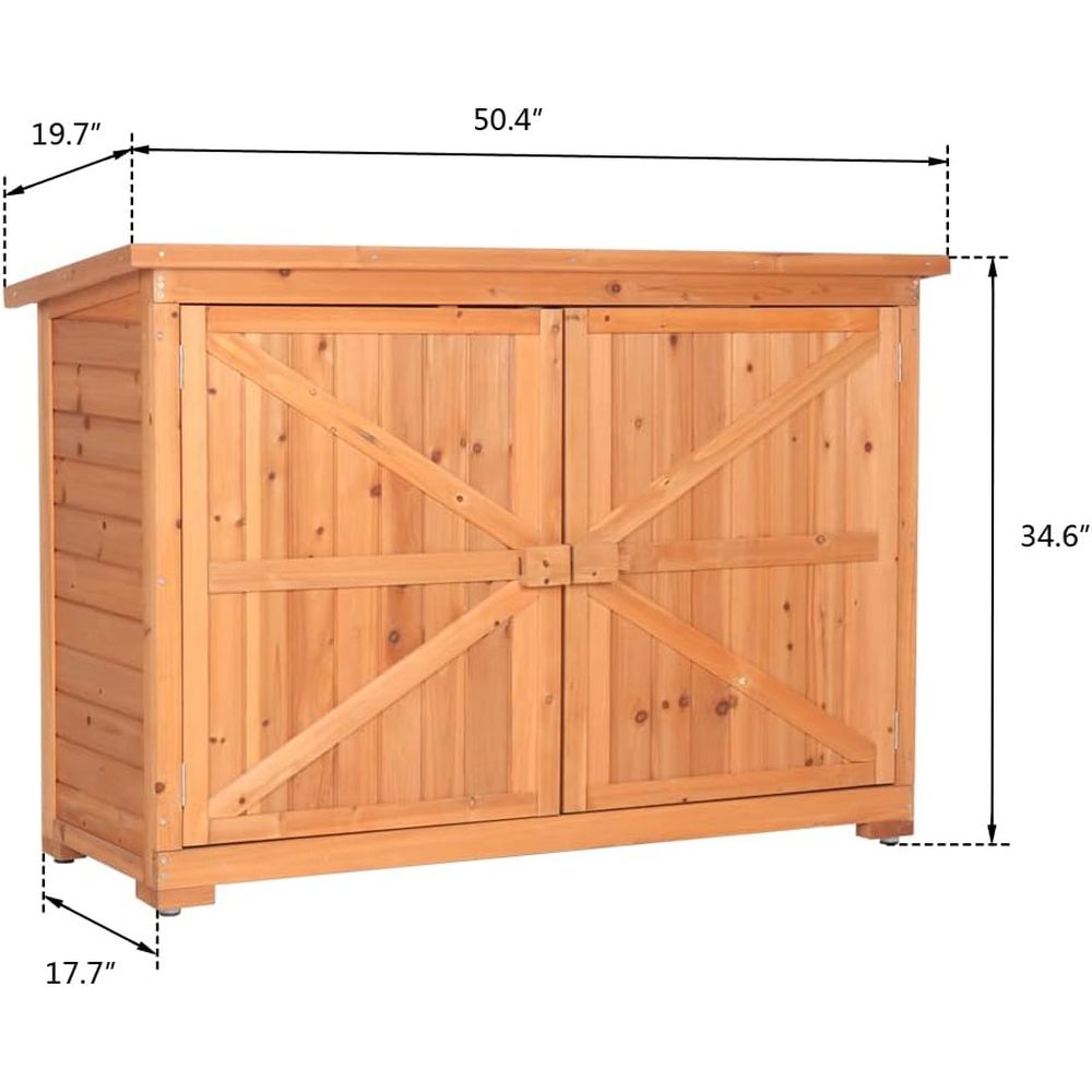 Extra Large Outdoor Wooden Sto - огляд і ціна Gardening Tools Of