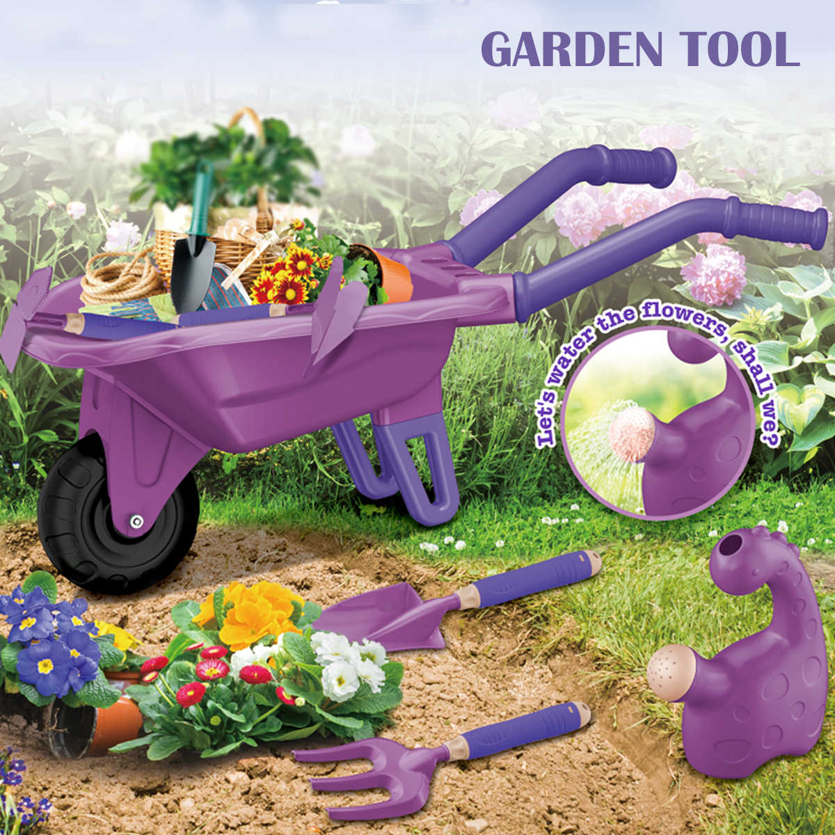 Gardening Tool Set Toys for ki - огляд і ціна Gardening Tools Usa