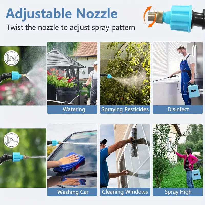 5L/8L USB Rechargeable Electri - огляд і ціна Gardening Tools Rake
