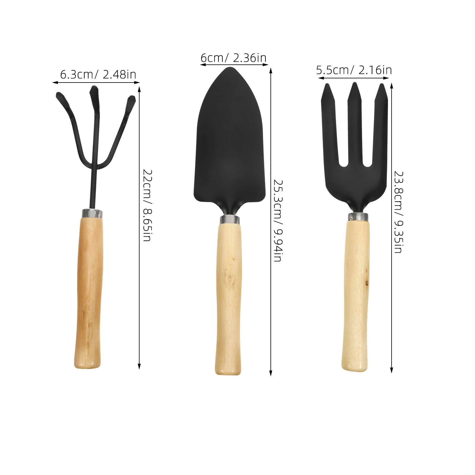3Pcs Garden Tool Set for Woode - огляд і ціна Bonsai Tool Set