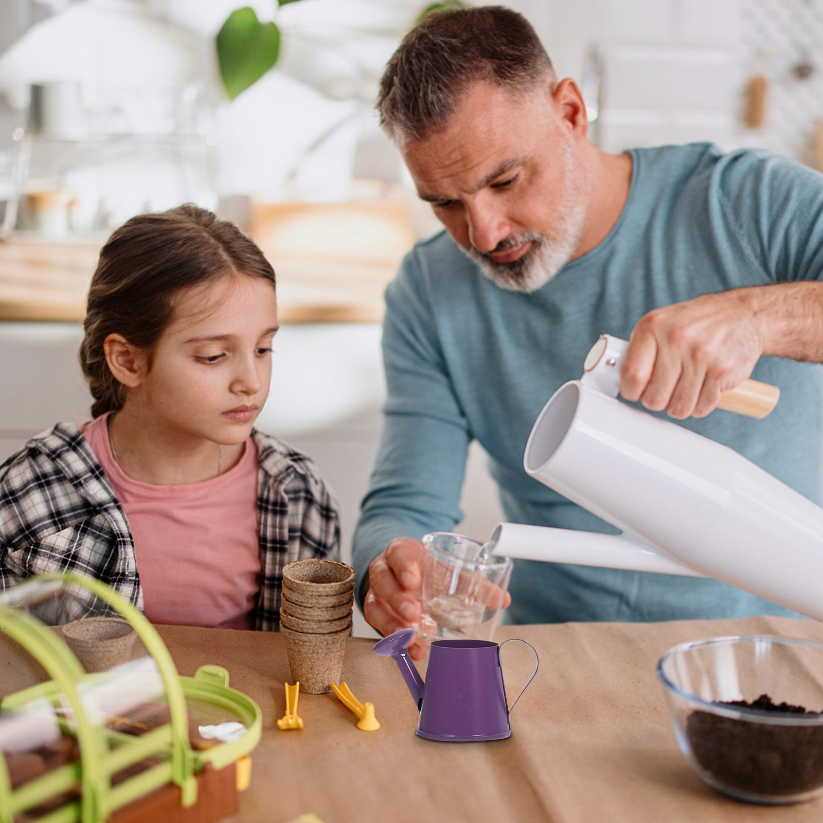 4Pcs Colored Iron Mini Waterin - огляд і ціна Bonsai Tool Set