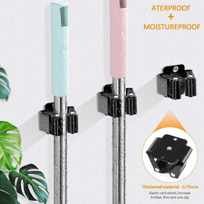 1-10Pcs Mop Broom Holder Wall  - огляд і ціна Gardening Tools Hoe