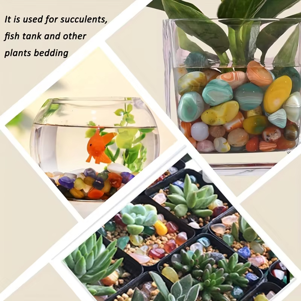 Natural Stone Tumbled Agate Gr - огляд і ціна Aquaponics Fish Tank