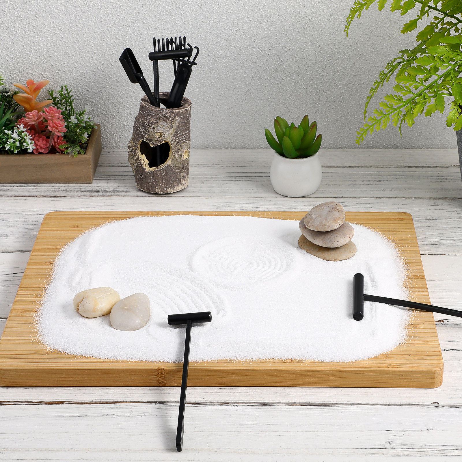 6Pcs Mini Zen Garden Rakes Pla - огляд і ціна Gardening Tools Rake