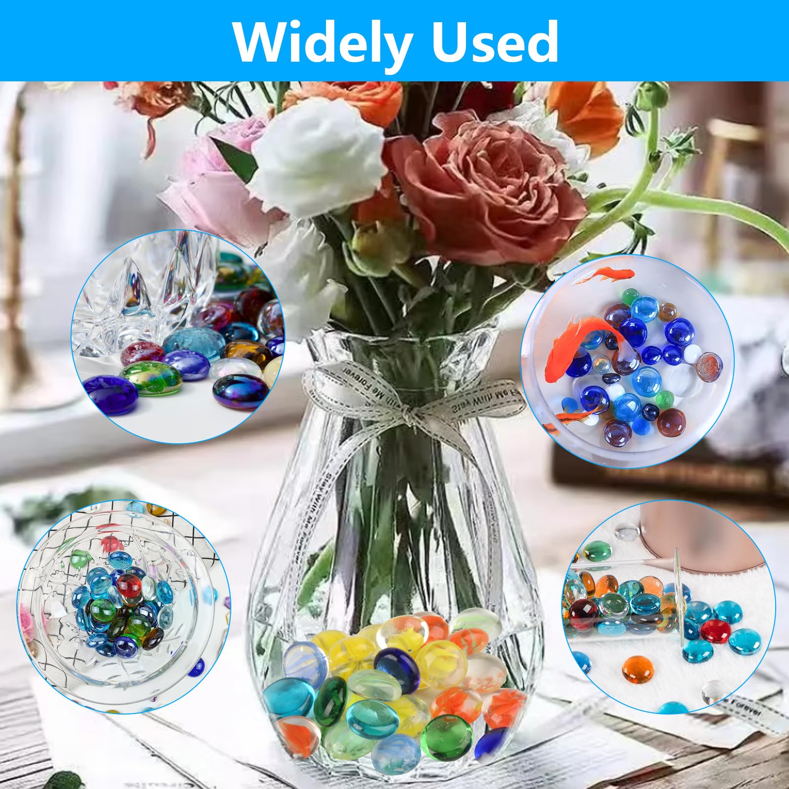 880g (200pcs) Colored Glass Pe - огляд і ціна Aquaponics Fish Tank