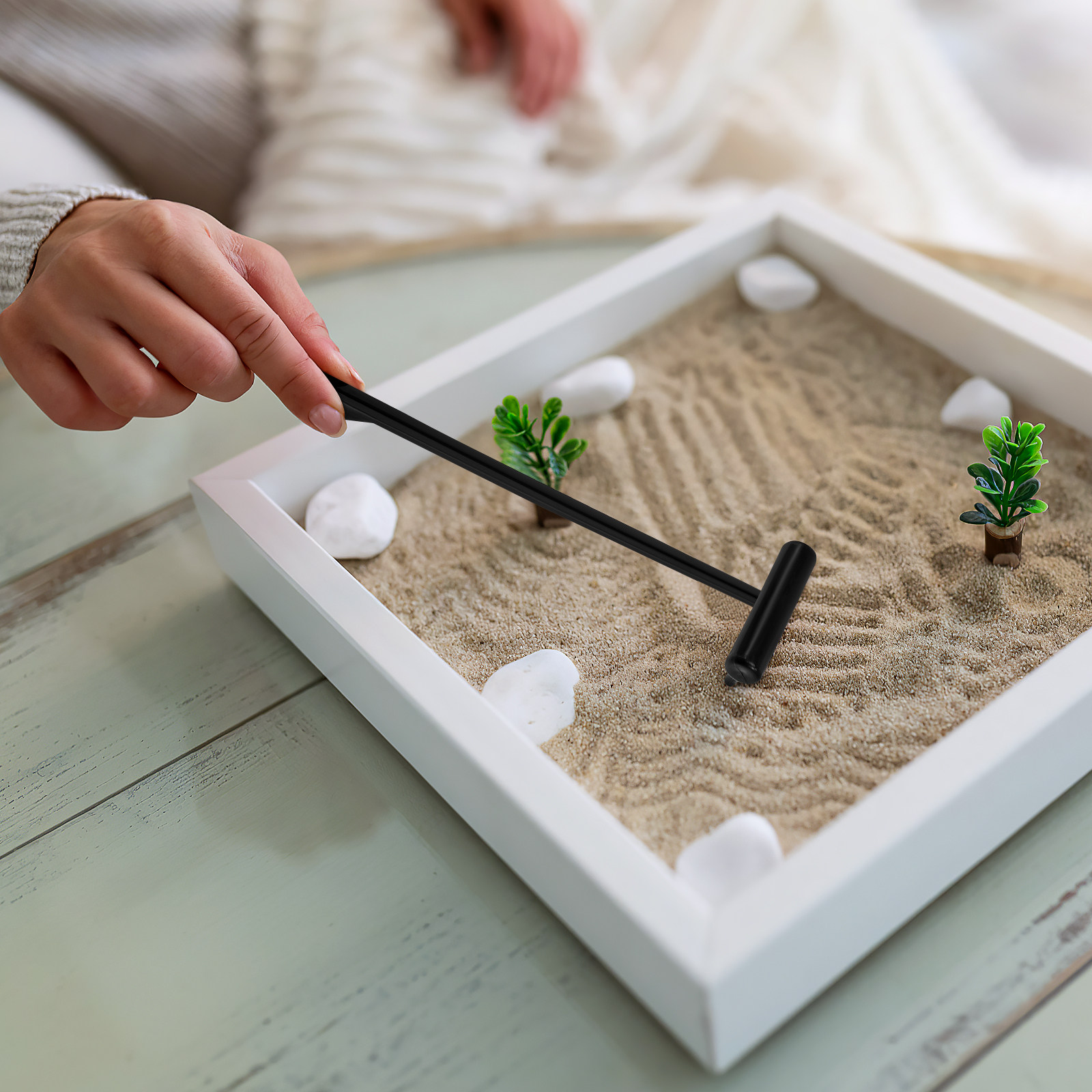 6Pcs Mini Zen Garden Rakes Pla - огляд і ціна Gardening Tools Rake