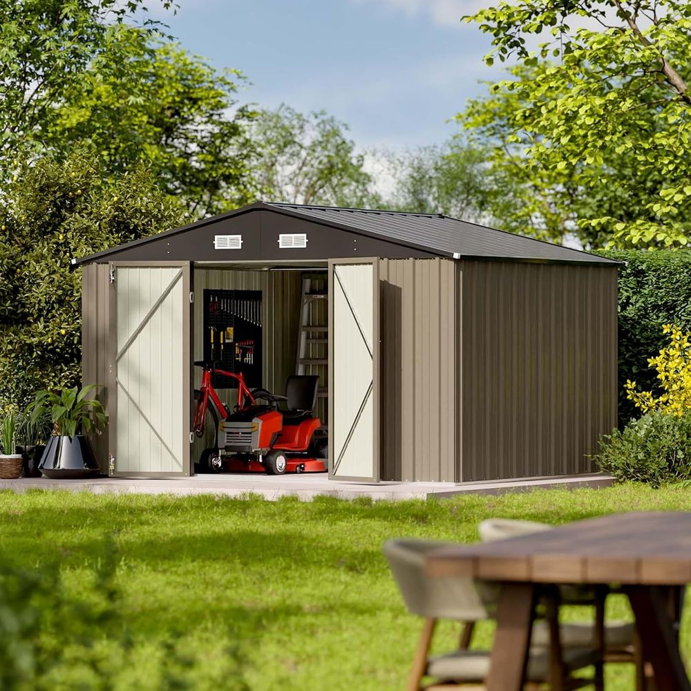 10x8ft Outdoor Storage Shed -  - огляд і ціна Gardening Tools Of