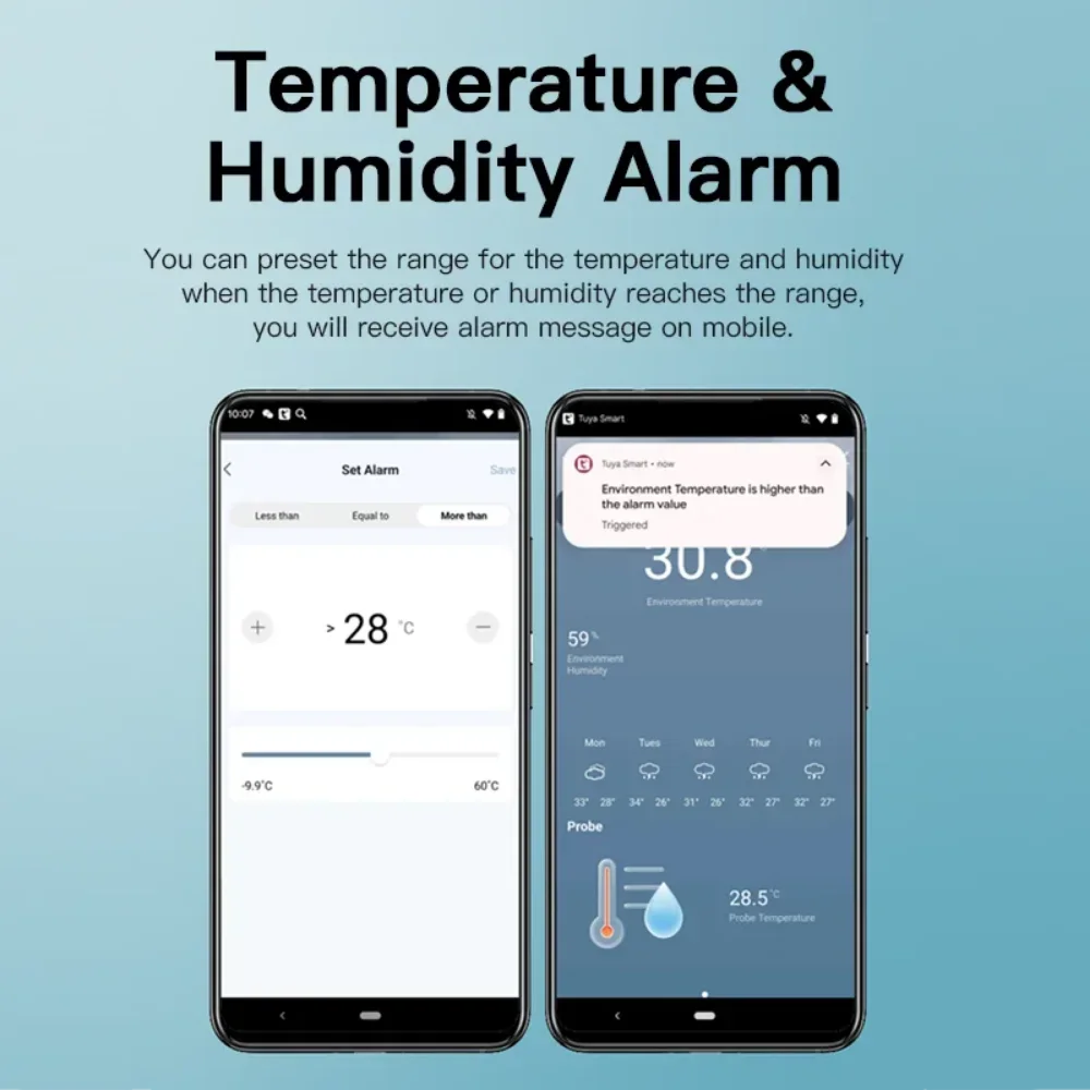 Tuya WiFi Temperature Humidity - огляд і ціна Aquaponics Fish Tank
